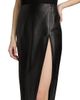 Mônot Women's Leather Pencil Midi-Skirt - 6