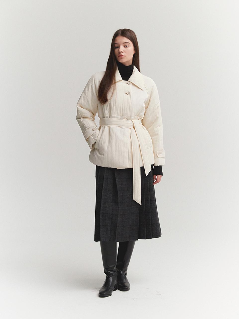 MOAT BIGCOLLAR HALF PADDING JACKET