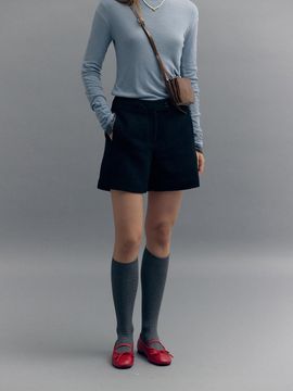 MOAT BOUCLE SHORTS(moat black)