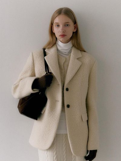 MOAT Fur SINGLE HALF JACKET