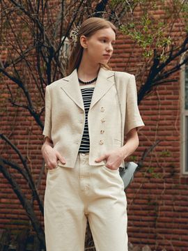 MOAT Half Double Linen Jacket