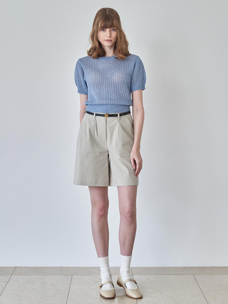 MOAT OUT POCKET BERMUDA PANTS(ash gray)