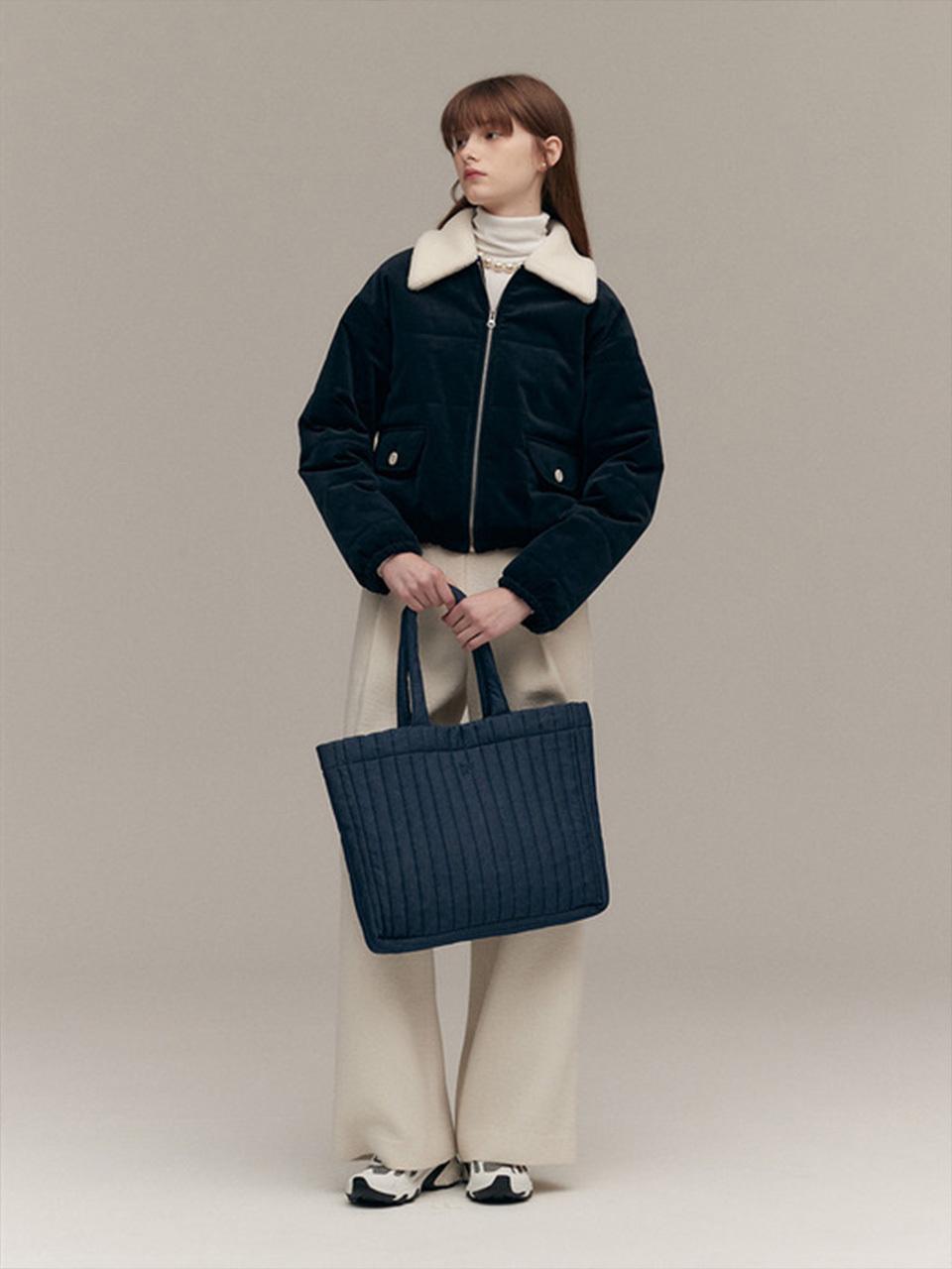 MOAT Square Padded Bag_Indigo Denim