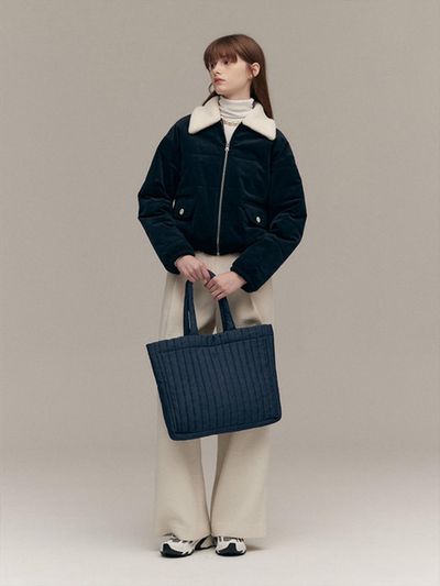 MOAT Square Padded Bag_Indigo Denim