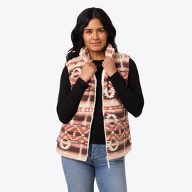 Mobile Warming Mobile Warming Upland Printed Heated High-Pile Fleece Vest