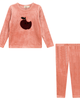 Mocha Mocha Apple Cotton Velour 2 Piece Top and Pant Set - 1