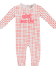 Mocha Mocha Checkered Mini Bestie Romper - 1