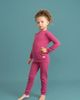 Mocha Mocha Stretch Waffle 2 Piece Long Sleeve VNeck Top and Pants Set - 2