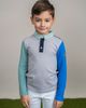 Mocha Mocha Woven Long Sleeve Contrast Polo - 2