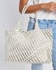MODA LUXE MODA LUXE Solana - Mixed Material Tote - 2