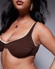 Moda Minx Curve Moda Minx Curve scoop bikini top in brown with contrast almond binding - 2