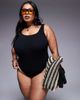 Moda Minx Curve Moda Minx Curve scrunch swimsuit in black - 4