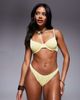 Moda Minx Moda Minx scrunch bikini bottom in butter yellow - 1