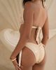 Moda Minx Moda Minx x Alejandra Vidal halterneck bikini top with shell detail in rose gold - 4