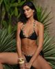 Moda Minx Moda Minx x Zoe Servini triangle bikini top with hardware trim in black - 1