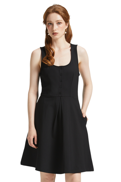 ModCloth ModCloth Classically Charming Sleeveless Fit & Flare Dress