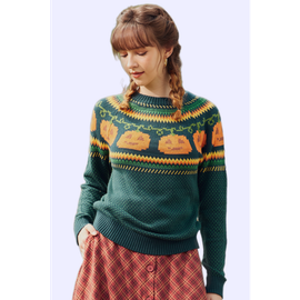 ModCloth ModCloth Give 'Em Pumpkin To Talk About Fair Isle Sweater