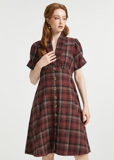 ModCloth ModCloth Ivy League Charm Fit & Flare Dress