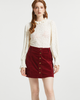 ModCloth ModCloth Vogue on Vinyl Button Front Corduroy Skirt - 3