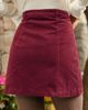 ModCloth ModCloth Vogue on Vinyl Button Front Corduroy Skirt - 5