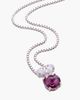 Modenaire Modenaire Amethyst Round Butterfly Accent Pendant Necklace - 4