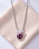 Modenaire Modenaire Amethyst Round Butterfly Accent Pendant Necklace - 5