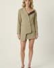 Modenaire Modenaire Asymmetric One Shoulder Tailored Blazer Jacket - 2