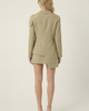 Modenaire Modenaire Asymmetric One Shoulder Tailored Blazer Jacket - 4