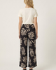 Modenaire Modenaire Botanical Print Wide Leg Pants with Drawstring Waist and Side Pockets - 2