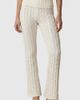 Modenaire Modenaire Cable Ribbed Waistband Pull On Pants in Off-White, Women's at Urban Outfitters - 1