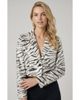 Modenaire Modenaire Cropped Leopard Print Sequin Blazer - 1