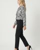 Modenaire Modenaire Cropped Leopard Print Sequin Blazer - 3