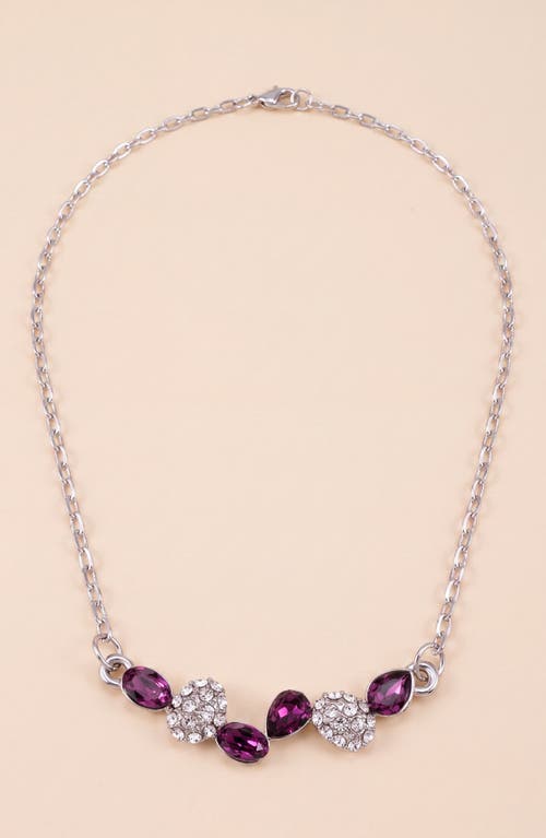 Modenaire Modenaire Crystal Drop Pendant Necklace