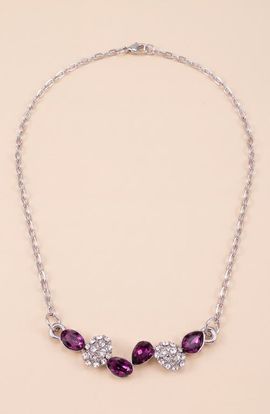 Modenaire Modenaire Crystal Drop Pendant Necklace