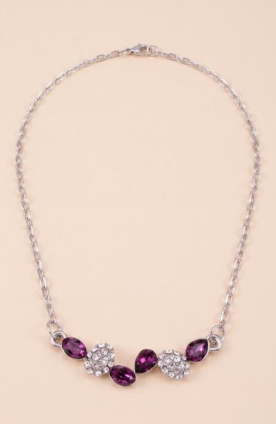 Modenaire Modenaire Crystal Drop Pendant Necklace