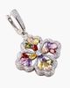 Modenaire Modenaire Crystal Floral Cluster Statement Drop Earrings - 4