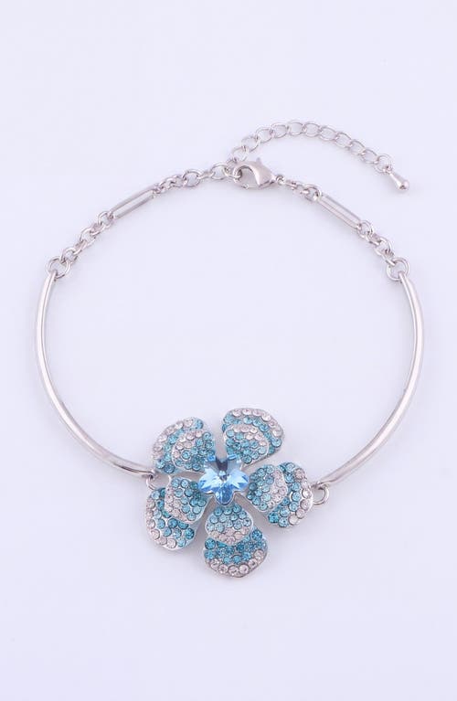 Modenaire Modenaire Crystal Flower Blossom Bracelet