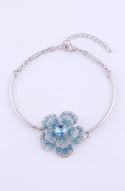 Modenaire Modenaire Crystal Flower Blossom Bracelet