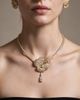 Modenaire Modenaire Crystal Flower Pendant Necklace And Matching Stud Earring Set - 2