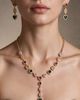 Modenaire Modenaire Crystal Heart Drop Necklace And Matching Dangle Earring Set - 2