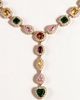 Modenaire Modenaire Crystal Heart Drop Necklace And Matching Dangle Earring Set - 3