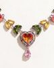 Modenaire Modenaire Crystal Heart Necklace And Matching Drop Earring Set - 3