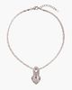 Modenaire Modenaire Crystal Heart Pendant Necklace - 1