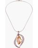 Modenaire Modenaire Crystal Open Frame Pendant Necklace - 1