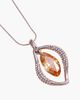 Modenaire Modenaire Crystal Open Frame Pendant Necklace - 2