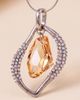 Modenaire Modenaire Crystal Open Frame Pendant Necklace - 3