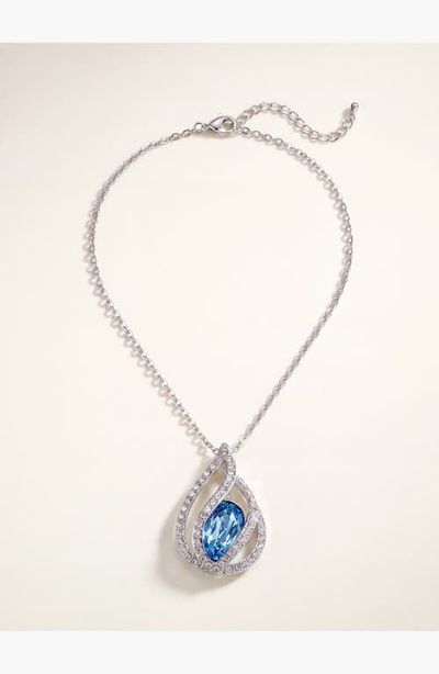 Modenaire Modenaire Crystal Orb Cage Pendant Necklace