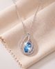 Modenaire Modenaire Crystal Orb Cage Pendant Necklace - 5