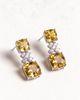 Modenaire Modenaire Crystal Pendant Necklace And Matching Drop Earring Jewelry Set - 4