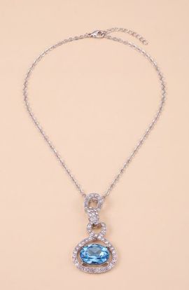Modenaire Modenaire Crystal Snake Orb Pendant Necklace